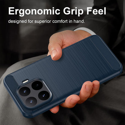 Funda para Xiaomi 17T Pro, Techsuit, Carbono, Azul