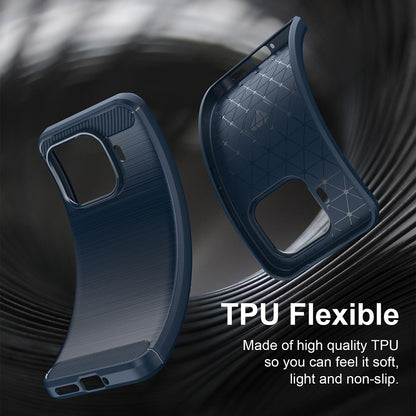 Funda para Xiaomi 17T Pro, Techsuit, Carbono, Azul