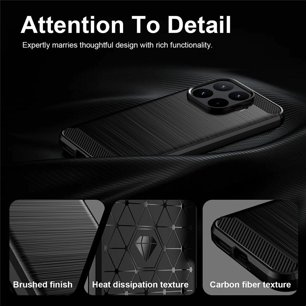 Funda para Xiaomi 17T Pro, Techsuit, Carbono, Negra