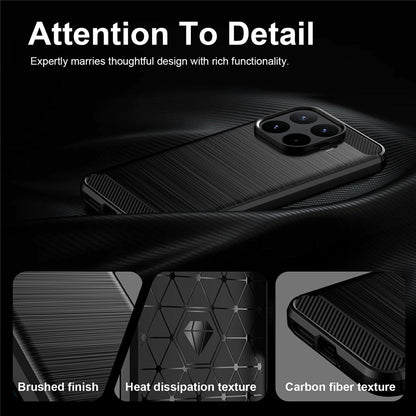 Funda para Xiaomi 17T Pro, Techsuit, Carbono, Negra