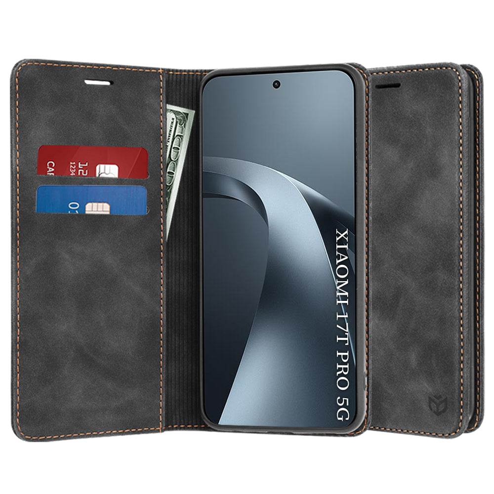 Funda para Xiaomi 17T Pro, Techsuit, Confy, Negra