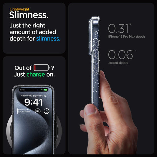 Funda para Xiaomi 17T Pro, Techsuit, SparkleSkin, Transparente