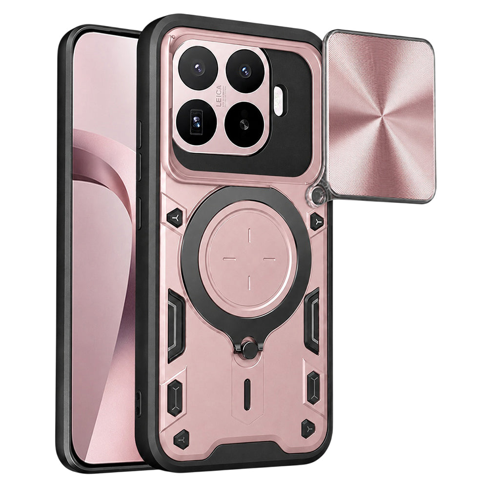 Funda para Xiaomi 17T, Techsuit, CamGuard Pro, Rosa Dorado