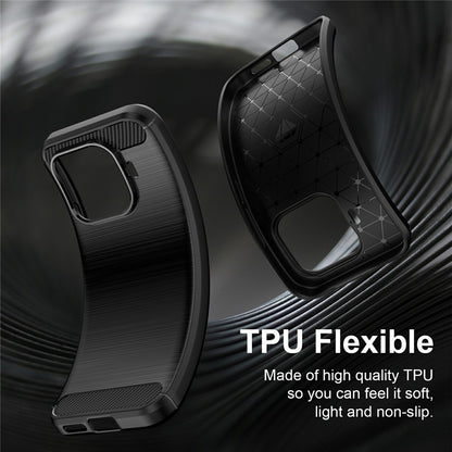 Funda para Xiaomi 17T, Techsuit, Carbono, Negra