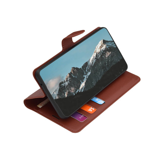 Funda para Xiaomi 17T, Techsuit, Leather Folio, Marrón