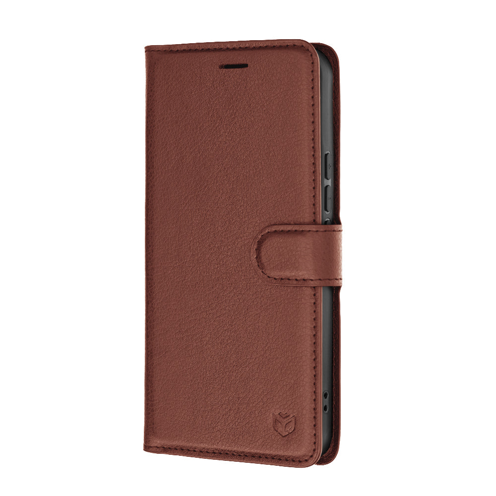 Funda para Xiaomi 17T, Techsuit, Leather Folio, Marrón