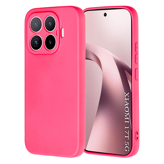Funda para Xiaomi 17T, Techsuit, SoftFlex, Rosa Oscuro