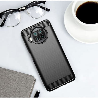 Funda para Xiaomi Mi 10T Lite 5G, Techsuit, Carbono, Negra