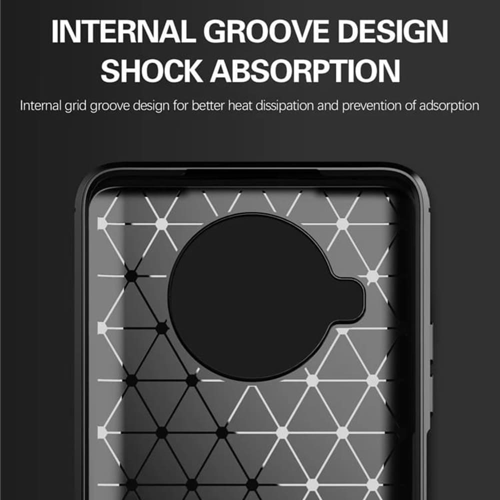Funda para Xiaomi Mi 10T Lite 5G, Techsuit, Carbono, Negra