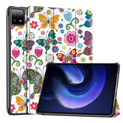 Funda para Xiaomi Pad 6 / 6 Pro, Techsuit, FoldPro Butterfly, Multicolor