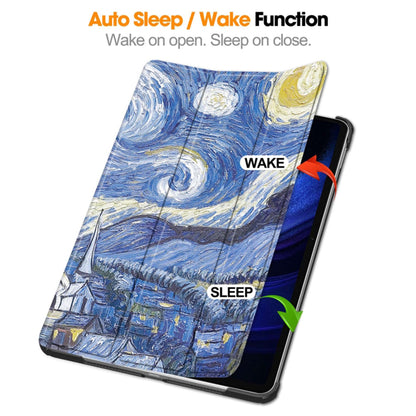Funda para Xiaomi Pad 6 / 6 Pro, Techsuit, FoldPro Starry Night, Multicolor