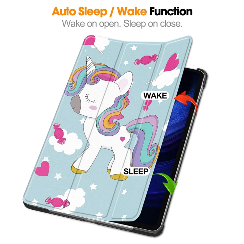 Funda para Xiaomi Pad 6 / 6 Pro, Techsuit, FoldPro Unicorn, Multicolor