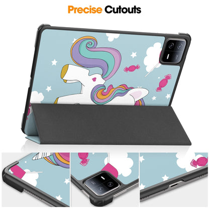 Funda para Xiaomi Pad 6 / 6 Pro, Techsuit, FoldPro Unicorn, Multicolor