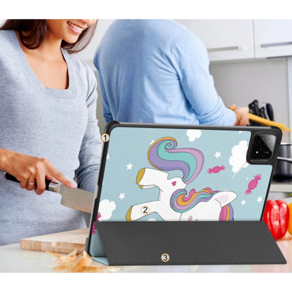 Funda para Xiaomi Pad 7 / 7 Pro, Techsuit, FoldPro Unicorn, Multicolor