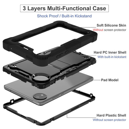Funda para Xiaomi Pad 7, Techsuit, Rugged TabShell, Negra