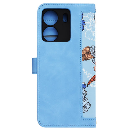 Funda para Xiaomi Poco C65 / Redmi 13C, Techsuit, FlipCraft, Azul