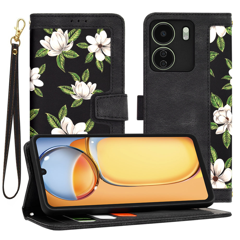 Funda para Xiaomi Poco C65 / Redmi 13C, Techsuit, FlipCraft, Negra