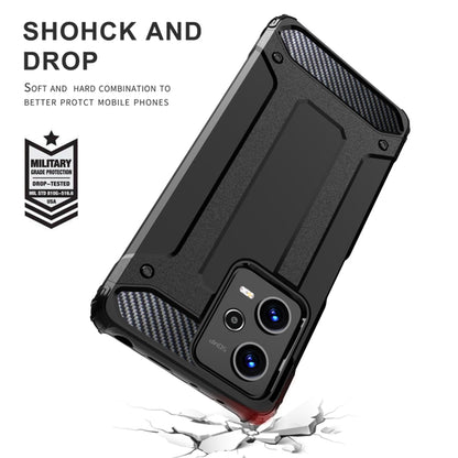 Funda para Xiaomi Poco C65 / Redmi 13C, Techsuit, Hybrid Armor, Negra