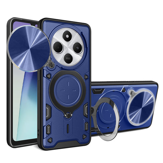 Funda para Xiaomi Poco C75 / Redmi 14C, Techsuit, CamGuard Pro, Azul
