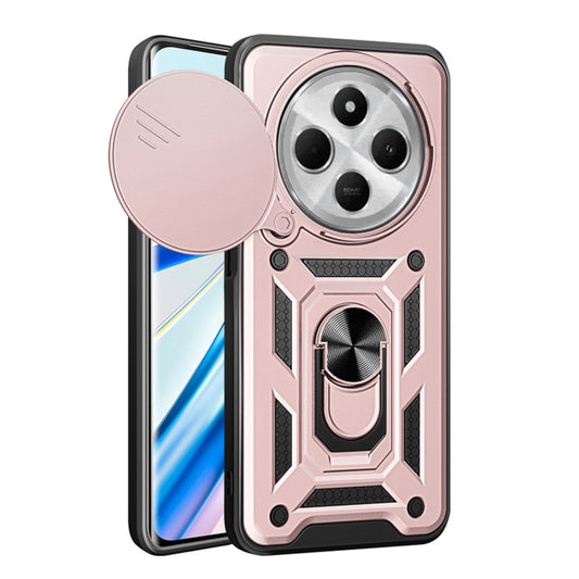 Funda para Xiaomi Poco C75 / Redmi 14C, Techsuit, CamShield, Rosa
