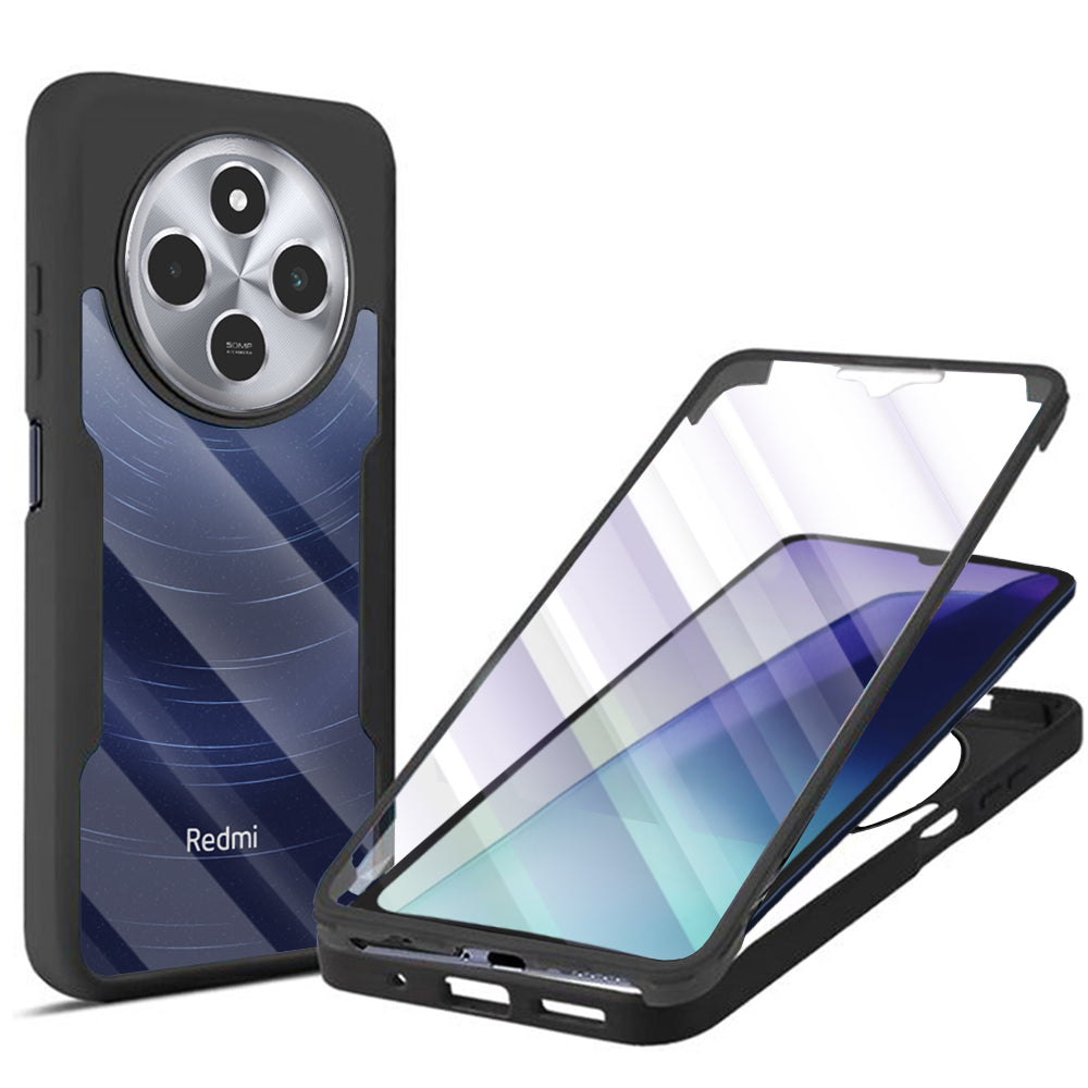 Case for Xiaomi Poco C75 / Redmi 14C, Techsuit, ColorVerse 360, Black