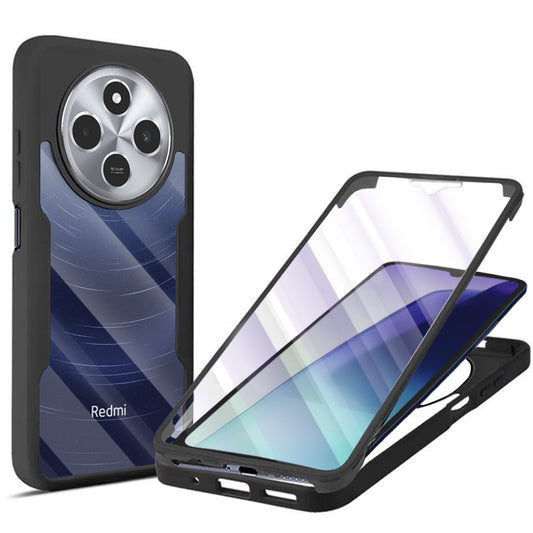 Funda para Xiaomi Poco C75 / Redmi 14C, Techsuit, ColorVerse 360, Negra
