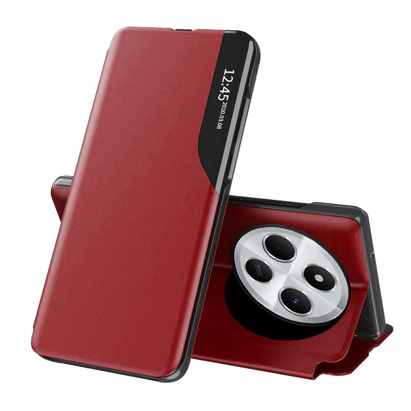 Funda para Xiaomi Poco C75 / Redmi 14C, Techsuit, eFold, Roja