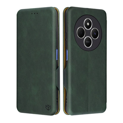 Case for Xiaomi Poco C75 / Redmi 14C, Techsuit, Safe Wallet Plus, Green