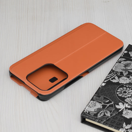 Funda para Xiaomi Poco C85 4G / Redmi 15C 5G / 15C 4G, Techsuit, eFold, Naranja