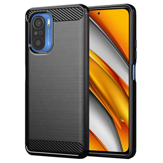 Funda para Xiaomi Poco F3 / Mi 11i, Techsuit, Carbono, Negra