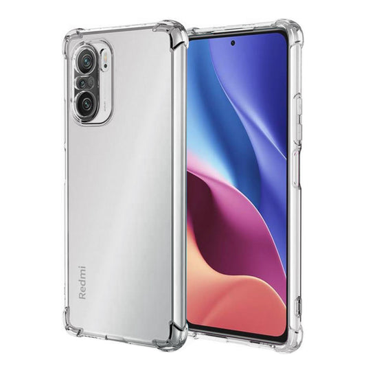 Funda para Xiaomi Poco F3 / Mi 11i, Techsuit, Transparente a prueba de golpes, Transparente