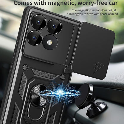 Funda para Xiaomi Poco F6 Pro, Techsuit, CamShield, Rosa