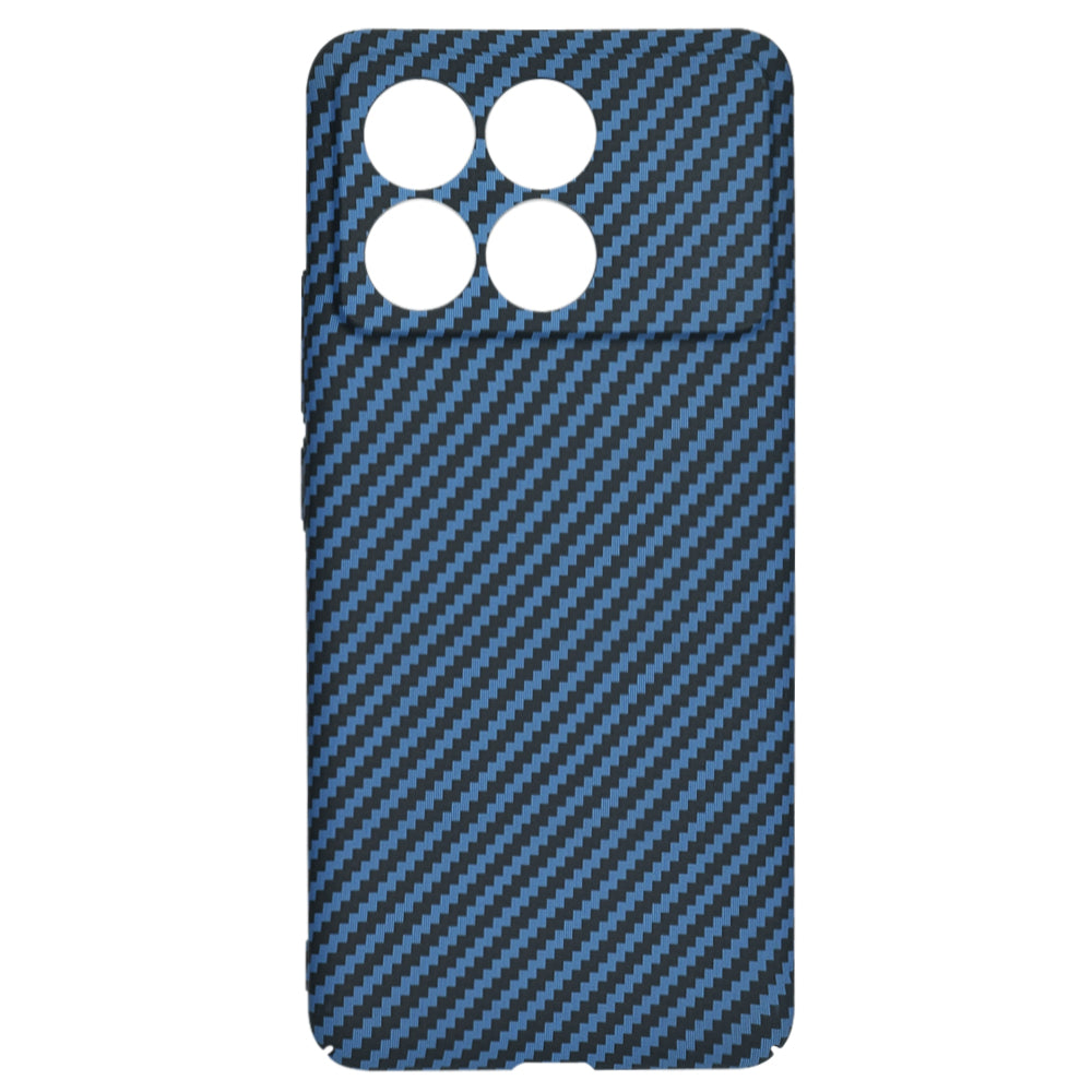 Funda para Xiaomi Poco F6 Pro, Techsuit, Carbonite FiberShell, Turquesa