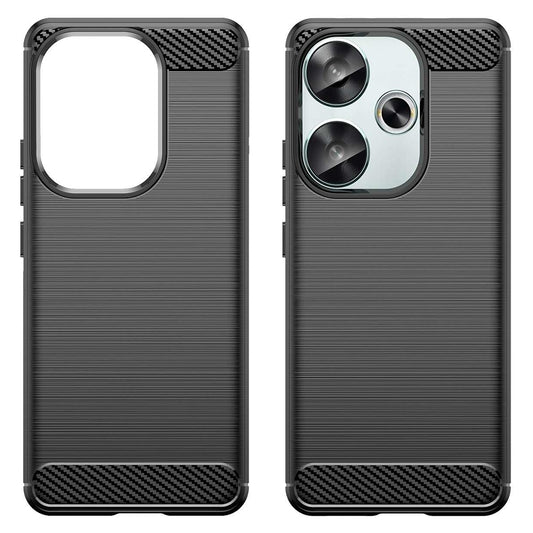 Funda para Xiaomi Poco F6, Techsuit, Carbono, Negra
