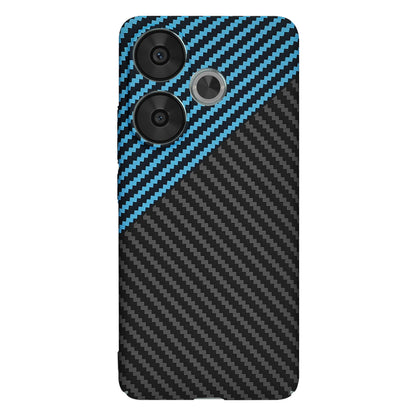 Funda para Xiaomi Poco F6, Techsuit, Carbonite FiberShell, Azul