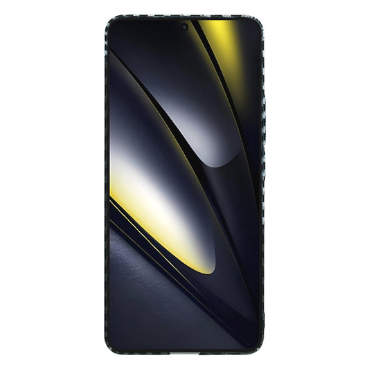 Funda para Xiaomi Poco F6, Techsuit, Carbonite FiberShell, Negra Gris