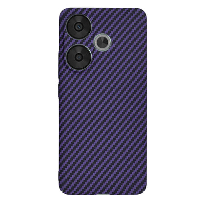 Funda para Xiaomi Poco F6, Techsuit, Carbonite FiberShell, Morado