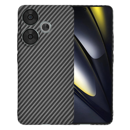 Funda para Xiaomi Poco F6, Techsuit, Carbonite FiberShell, Negra