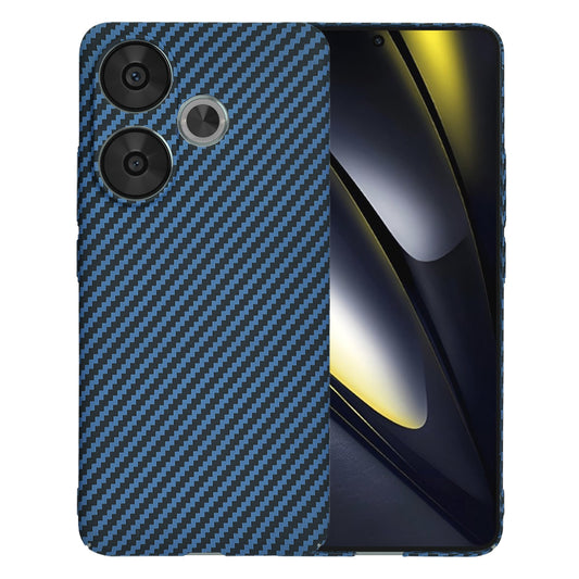 Funda para Xiaomi Poco F6, Techsuit, Carbonite FiberShell, Turquesa