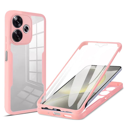 Funda para Xiaomi Poco F6, Techsuit, ColorVerse 360, Rosa