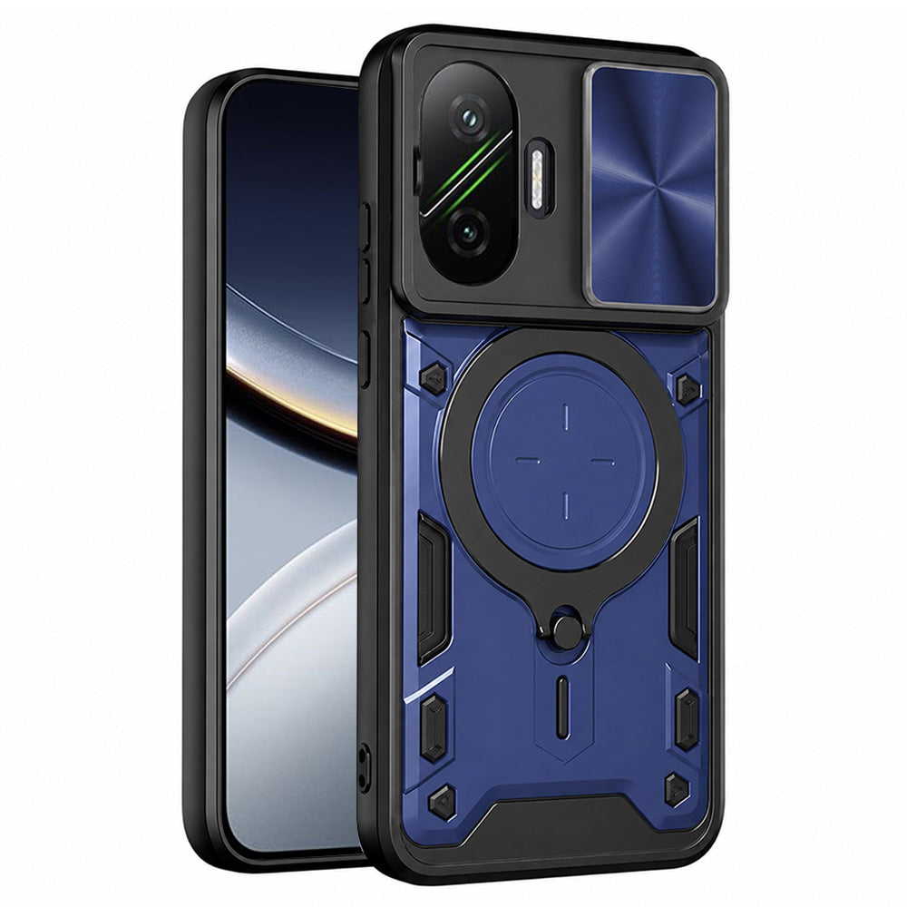 Funda para Xiaomi Poco F7, Techsuit, CamGuard Pro, Azul