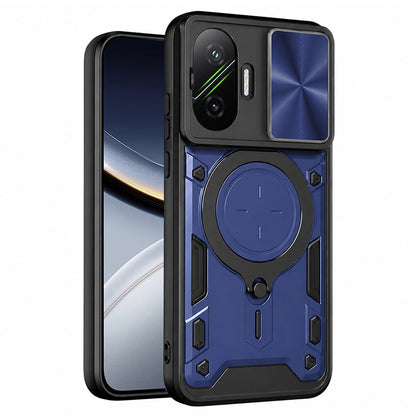 Funda para Xiaomi Poco F7, Techsuit, CamGuard Pro, Azul