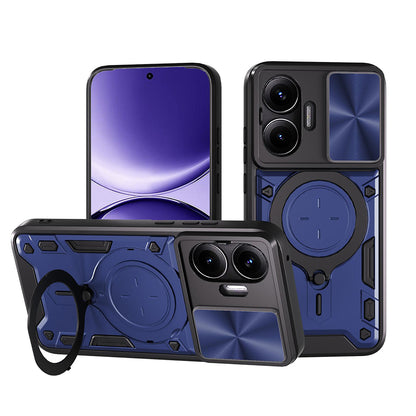 Funda para Xiaomi Poco F7, Techsuit, CamGuard Pro, Azul