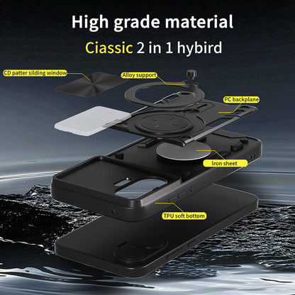 Funda para Xiaomi Poco F7, Techsuit, CamGuard Pro, Negra