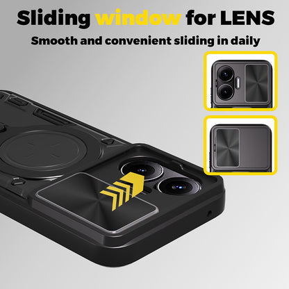 Funda para Xiaomi Poco F7, Techsuit, CamGuard Pro, Negra