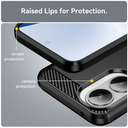 Case for Xiaomi Poco F7, Techsuit, Carbon, Black