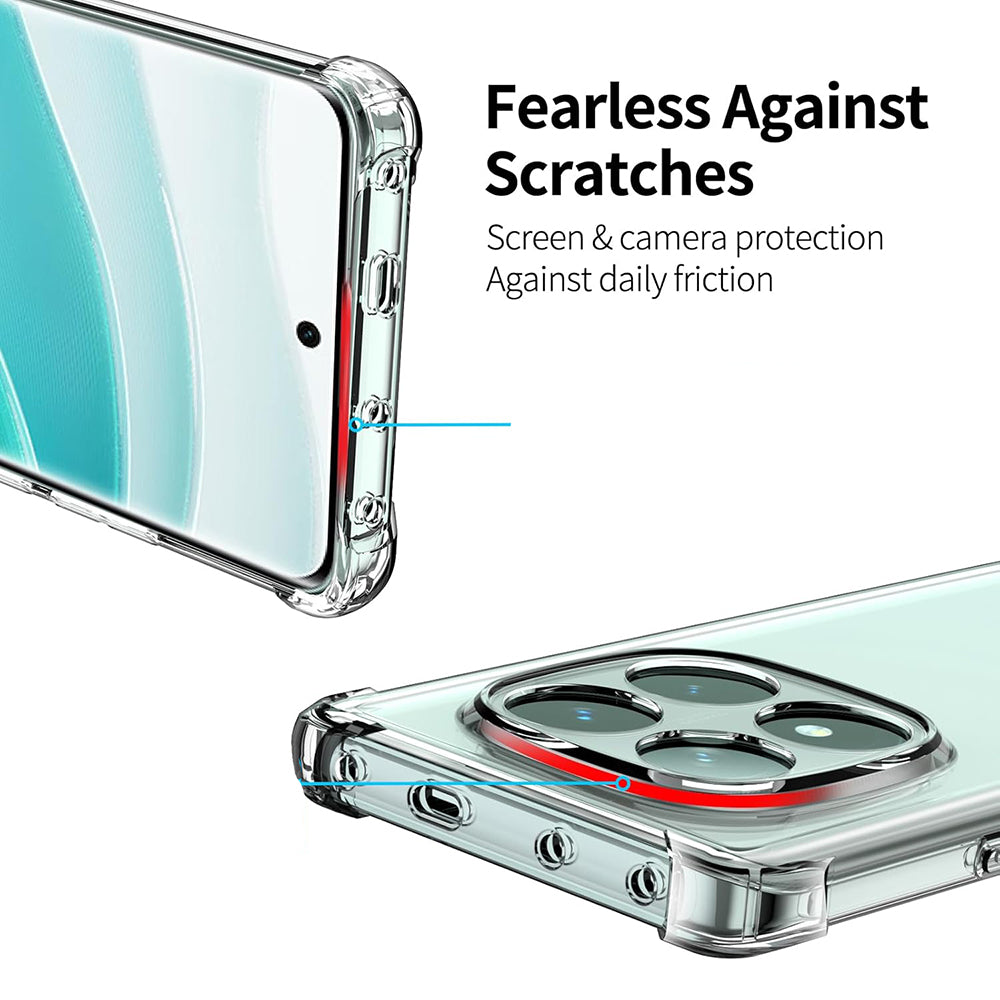 Funda para Xiaomi Poco F7 Ultra, Techsuit, Antigolpes Transparente, Transparente