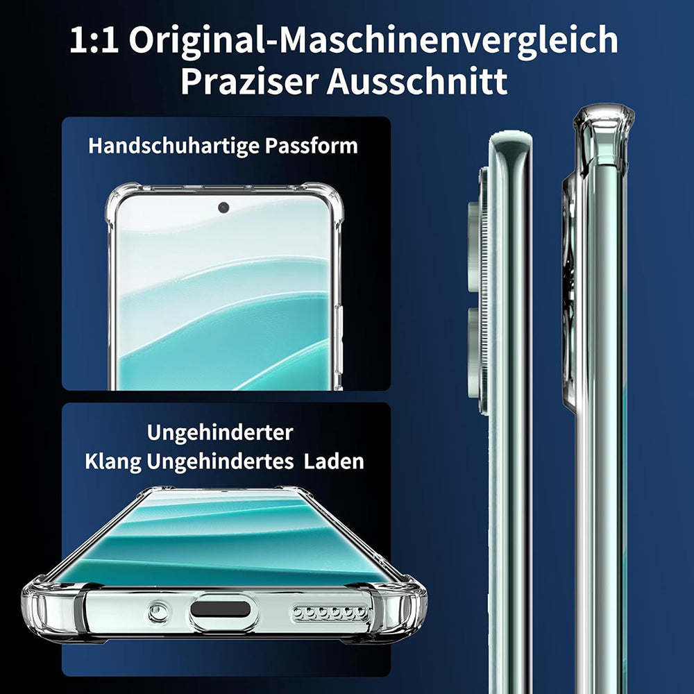 Funda para Xiaomi Poco F7 Ultra, Techsuit, Antigolpes Transparente, Transparente