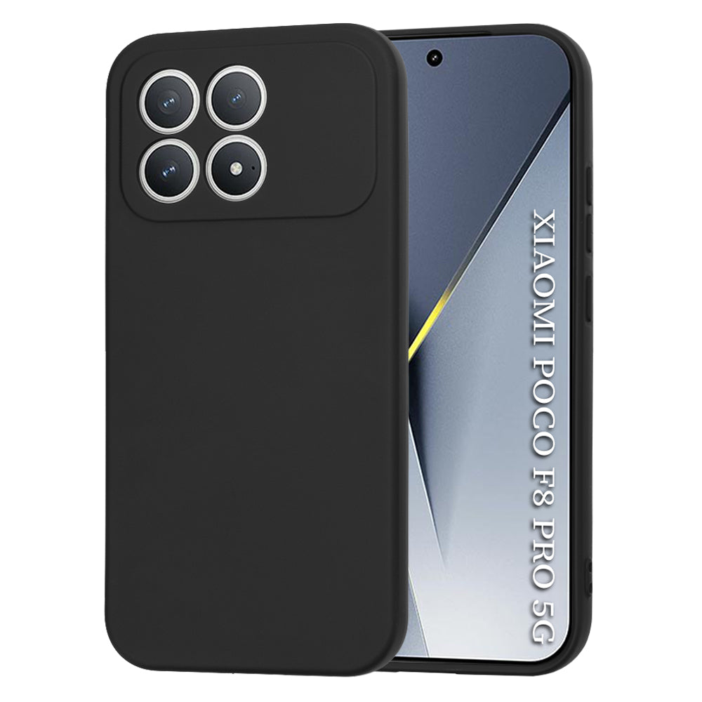 Funda para Xiaomi Poco F8 Pro, Techsuit, SoftFlex, Negra