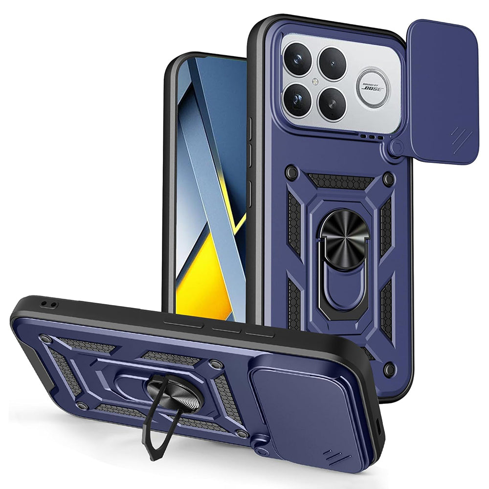 Funda para Xiaomi Poco F8 Ultra, Techsuit, CamShield, Azul